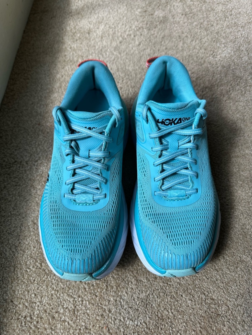 Hoka One One Women's Running Shoes in Bright Turquoise